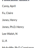 Publication Authors