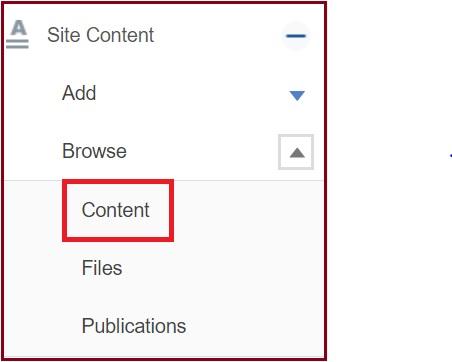 Browse Content