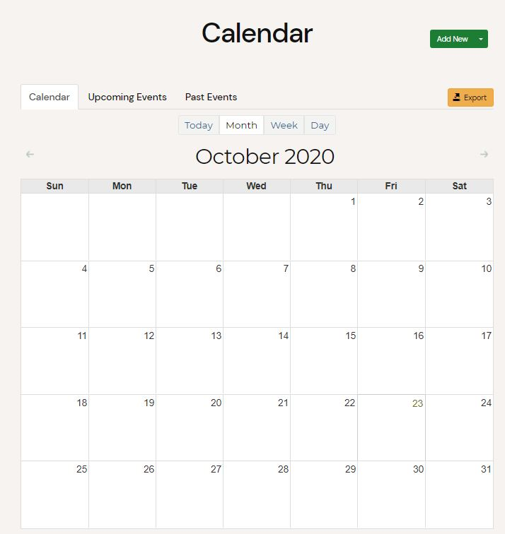 Calendar