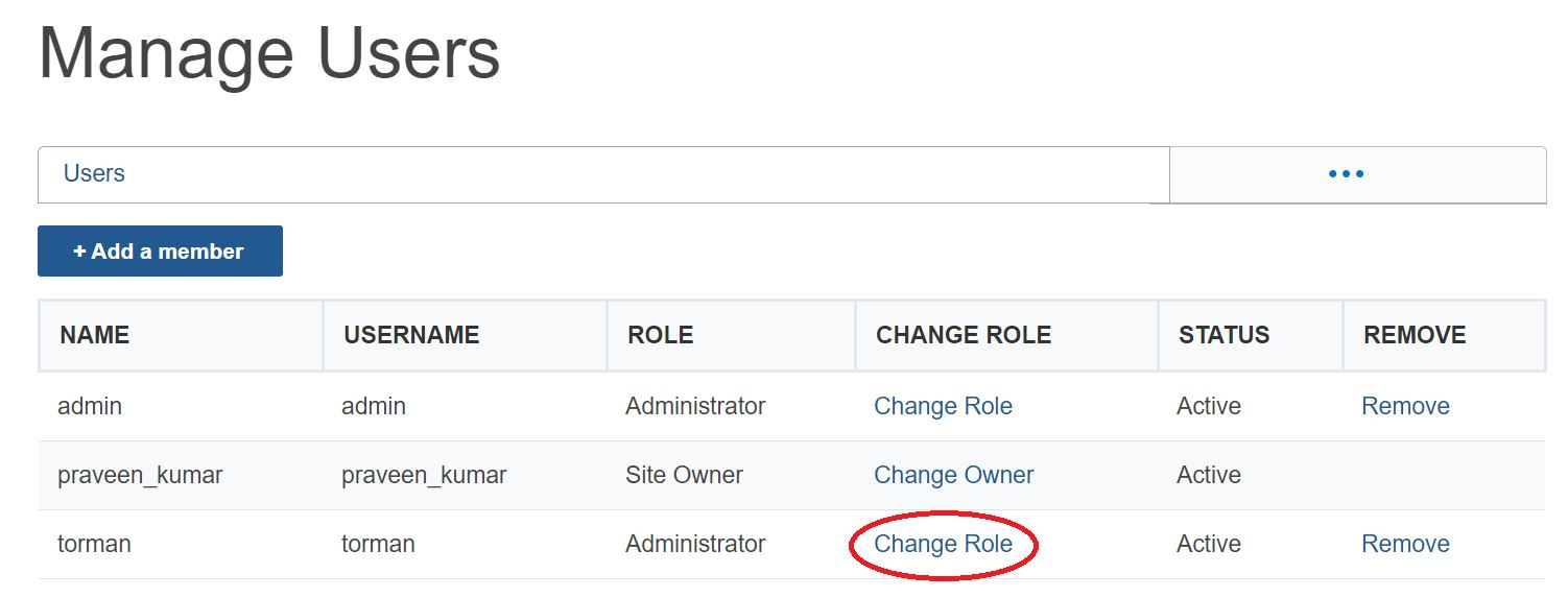 Change Role