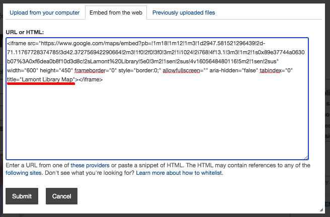 Google Maps Openscholar Documentation