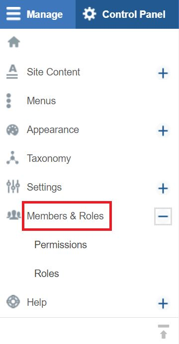 Members and Roles