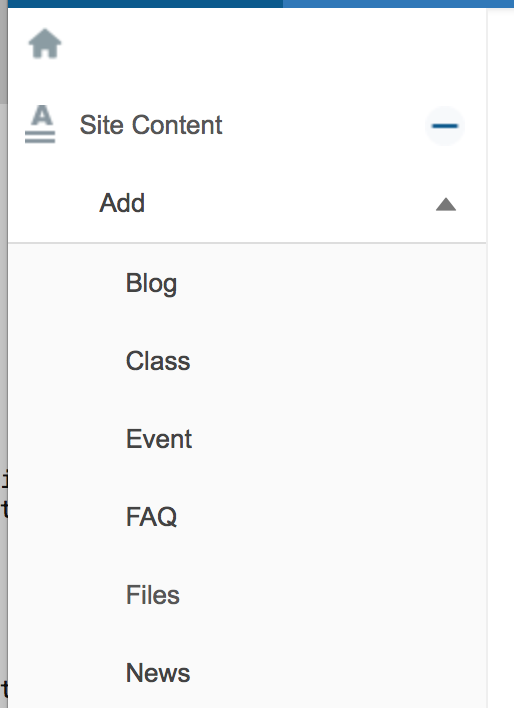 Site Content Add File