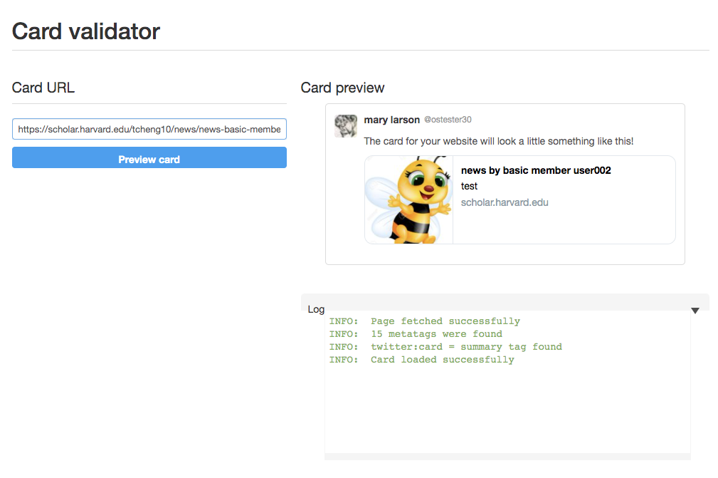 Twitter Card Validator